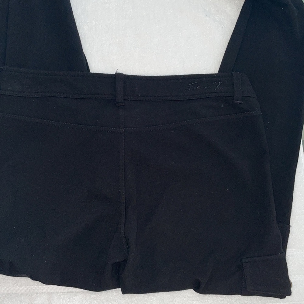 Seven7 Knit Cargo Pants Sz 4 EUC Super Cute Soft Utility Pockets Stretchy - Picture 15 of 17